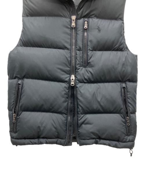 POLO RALPH LAUREN（ポロ・ラルフローレン）POLO RALPH LAUREN (ポロ・ラルフローレン) ダウンベスト ブラック サイズ:XSの古着・服飾アイテム