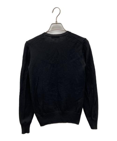 BURBERRY BLUE LABEL（バーバリー ブルー レーベル）BURBERRY BLUE LABEL (バーバリー ブルー レーベル) 薄手カーディガン ブラック サイズ:Mの古着・服飾アイテム