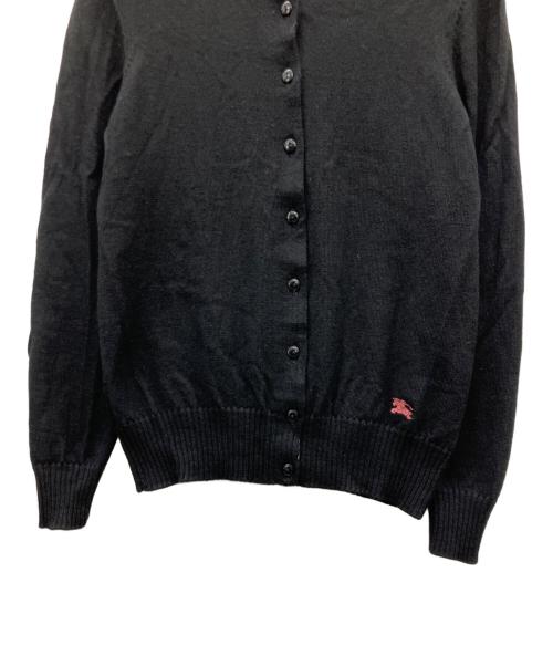 BURBERRY BLUE LABEL（バーバリー ブルー レーベル）BURBERRY BLUE LABEL (バーバリー ブルー レーベル) 薄手カーディガン ブラック サイズ:Mの古着・服飾アイテム
