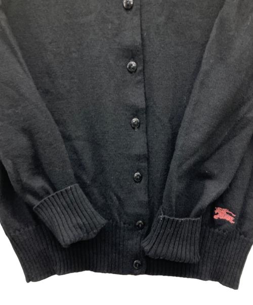 BURBERRY BLUE LABEL（バーバリー ブルー レーベル）BURBERRY BLUE LABEL (バーバリー ブルー レーベル) 薄手カーディガン ブラック サイズ:Mの古着・服飾アイテム