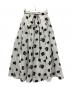 MAISON SPECIAL（メゾンスペシャル）の古着「ボリュームシルエットスカート」｜ホワイト×ブラック