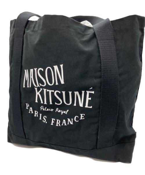 maison kitsune（メゾンキツネ）maison kitsune (メゾンキツネ) トートバッグ ブラックの古着・服飾アイテム