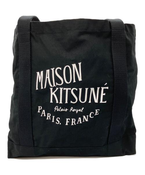 maison kitsune（メゾンキツネ）maison kitsune (メゾンキツネ) トートバッグ ブラックの古着・服飾アイテム