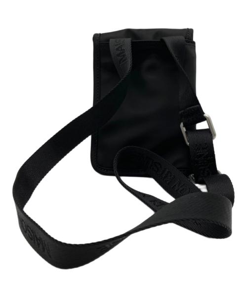 maison kitsune（メゾンキツネ）maison kitsune (メゾンキツネ) ショルダーポーチ ブラックの古着・服飾アイテム