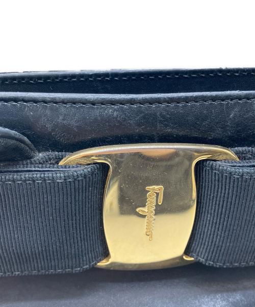 Salvatore Ferragamo（サルヴァトーレ フェラガモ）Salvatore Ferragamo (サルヴァトーレ フェラガモ) ハンドバッグ ブラックの古着・服飾アイテム
