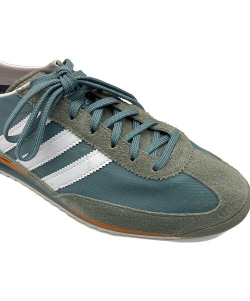adidas（アディダス）adidas (アディダス) ローカットスニーカー グリーン サイズ:28の古着・服飾アイテム