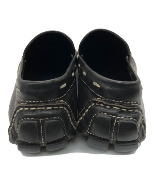 PRADA（プラダ）PRADA (プラダ) ドライビングシューズ ブラック サイズ:71/2の古着・服飾アイテム