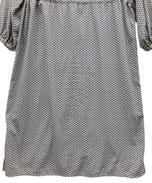 SOEJU（ソージュ）SOEJU (ソージュ) 長袖ワンピース ホワイト×ネイビー サイズ:Fの古着・服飾アイテム