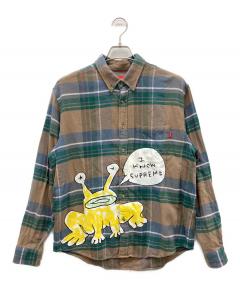 中古・古着通販】SUPREME (シュプリーム) 長袖シャツ ベージュ サイズ