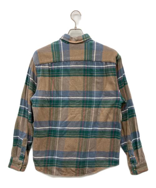 SUPREME（シュプリーム）SUPREME (シュプリーム) 長袖シャツ ブラウン×グリーン サイズ:Sの古着・服飾アイテム