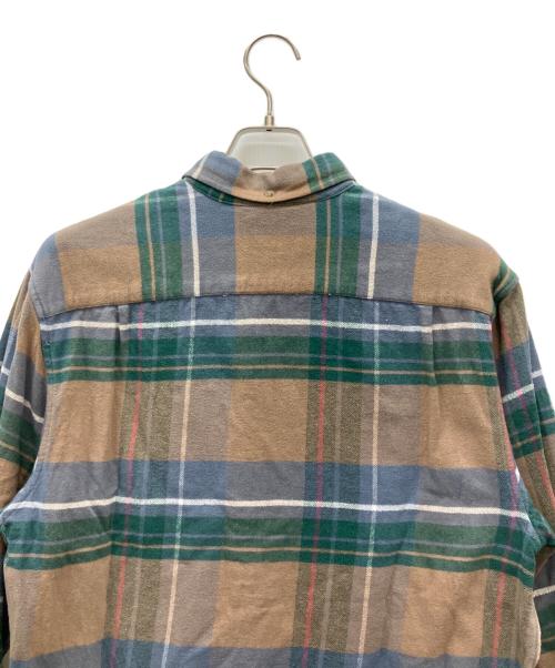 SUPREME（シュプリーム）SUPREME (シュプリーム) 長袖シャツ ブラウン×グリーン サイズ:Sの古着・服飾アイテム