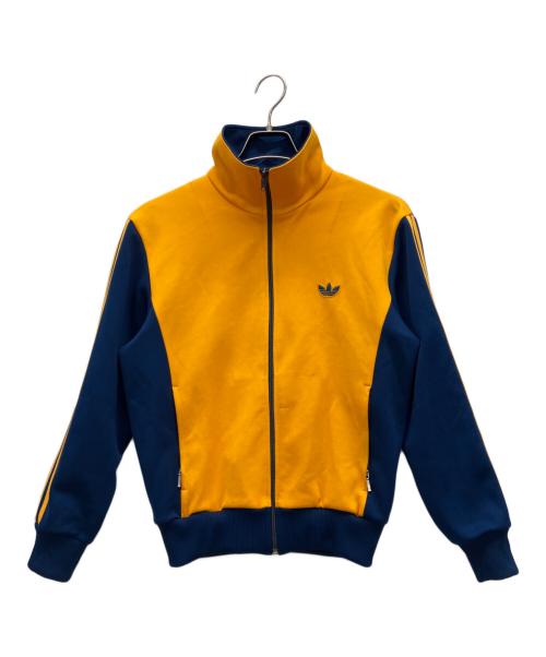 adidas（アディダス）adidas (アディダス) 60-70'sトラックジャケット オレンジ×ネイビー サイズ:Sの古着・服飾アイテム
