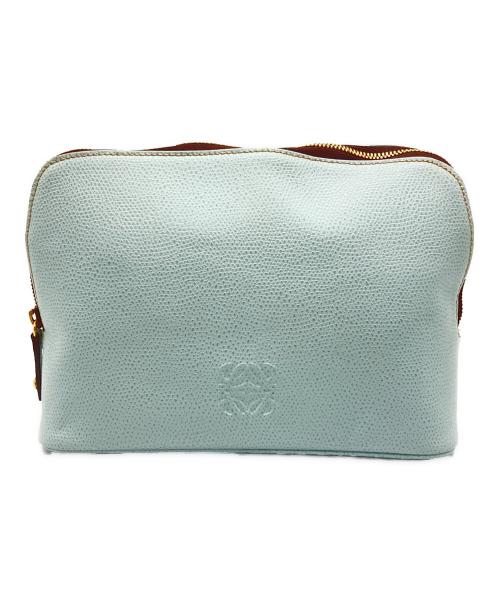 LOEWE（ロエベ）LOEWE (ロエベ) ポーチ スカイブルーの古着・服飾アイテム