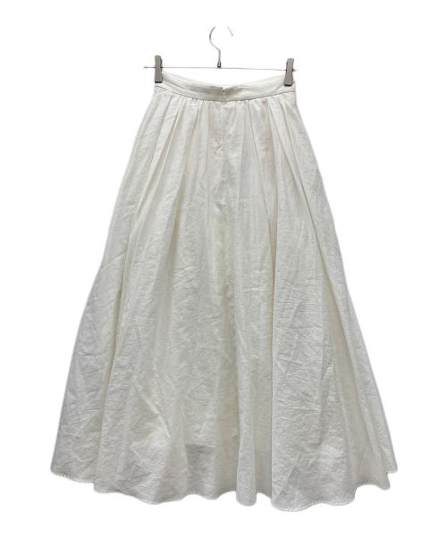 CLANE（クラネ）CLANE (クラネ) VOLUME MAXI SKIRT アイボリー サイズ:1の古着・服飾アイテム
