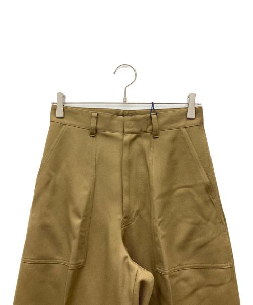YLEVE（イレーヴ）YLEVE (イレーヴ) ワイドウールスラックス ブラウン サイズ:1 未使用品の古着・服飾アイテム