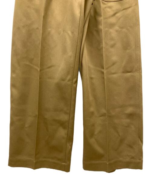 YLEVE（イレーヴ）YLEVE (イレーヴ) ワイドウールスラックス ブラウン サイズ:1 未使用品の古着・服飾アイテム