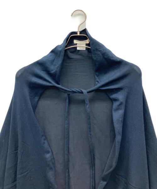 PERMANENTE（ペルマネンテ）PERMANENTE (ペルマネンテ) ショールカーディガン ネイビー サイズ:不明の古着・服飾アイテム