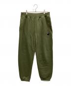 stussyステューシー）の古着「裏起毛スウェットパンツ」｜グリーン