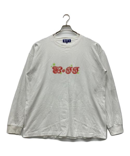 BoTT（ボット）BoTT (ボット) 長袖カットソー ホワイト サイズ:XXLの古着・服飾アイテム