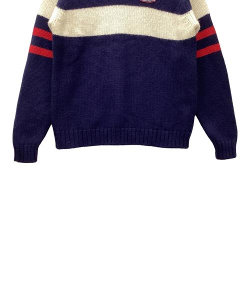 VANS（ヴァンズ）VANS (ヴァンズ) 90ｓセーター ネイビー×ホワイト サイズ:Lの古着・服飾アイテム