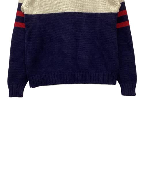 VANS（ヴァンズ）VANS (ヴァンズ) 90ｓセーター ネイビー×ホワイト サイズ:Lの古着・服飾アイテム