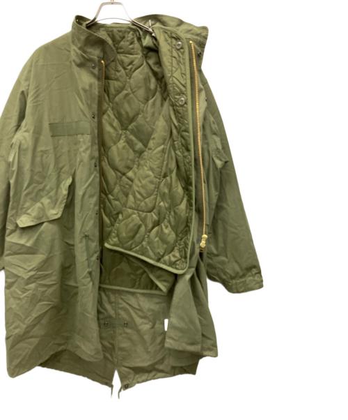 BEAMS HEART（ビームスハート）BEAMS HEART (ビームスハート) 3WAYビッグシルエットモッズコート グリーン サイズ:Sの古着・服飾アイテム