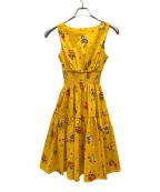 Kate Spadeケイトスペード）の古着「ノースリーブワンピース」｜イエロー
