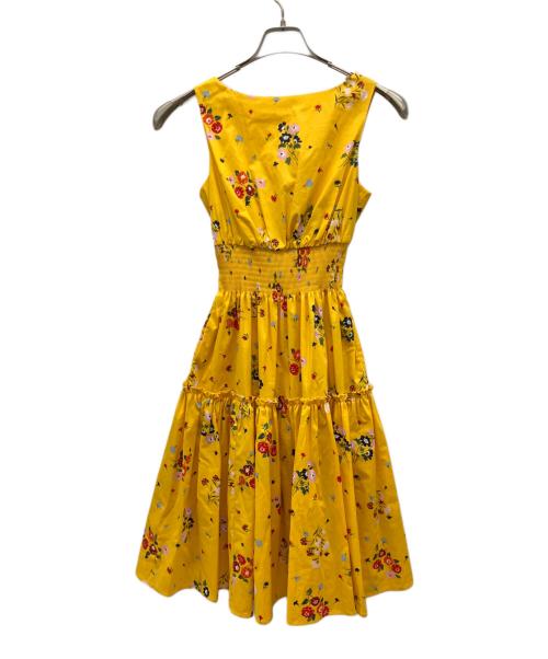 Kate Spade（ケイトスペード）Kate Spade (ケイトスペード) ノースリーブワンピース イエロー サイズ:XS 未使用品の古着・服飾アイテム