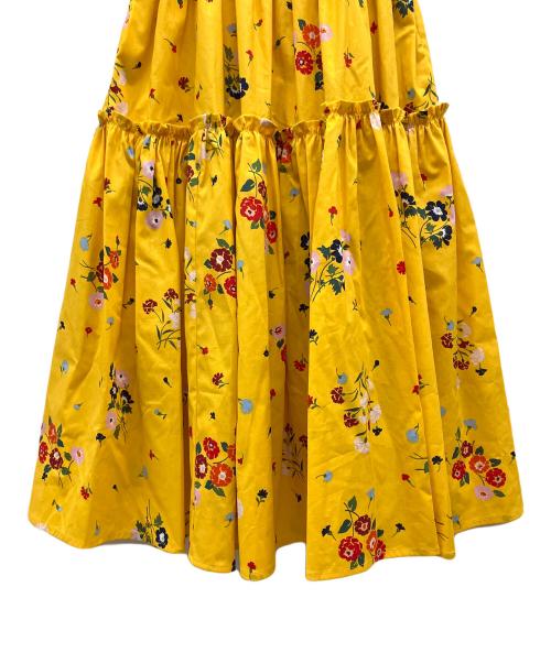 Kate Spade（ケイトスペード）Kate Spade (ケイトスペード) ノースリーブワンピース イエロー サイズ:XSの古着・服飾アイテム