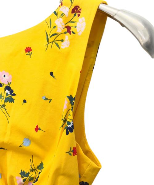 Kate Spade（ケイトスペード）Kate Spade (ケイトスペード) ノースリーブワンピース イエロー サイズ:XSの古着・服飾アイテム