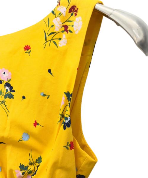 Kate Spade（ケイトスペード）Kate Spade (ケイトスペード) ノースリーブワンピース イエロー サイズ:XS 未使用品の古着・服飾アイテム