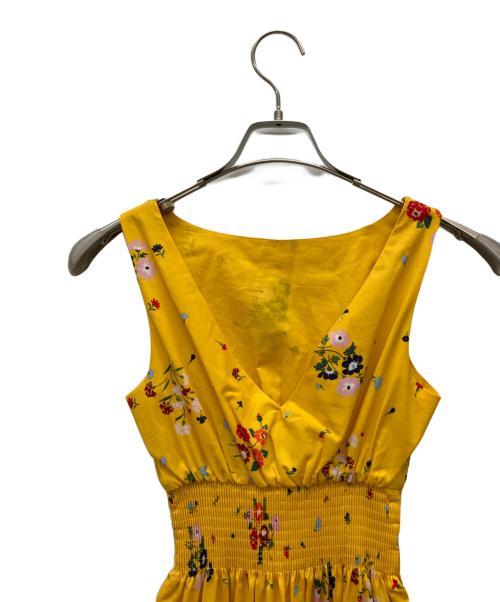 Kate Spade（ケイトスペード）Kate Spade (ケイトスペード) ノースリーブワンピース イエロー サイズ:XS 未使用品の古着・服飾アイテム