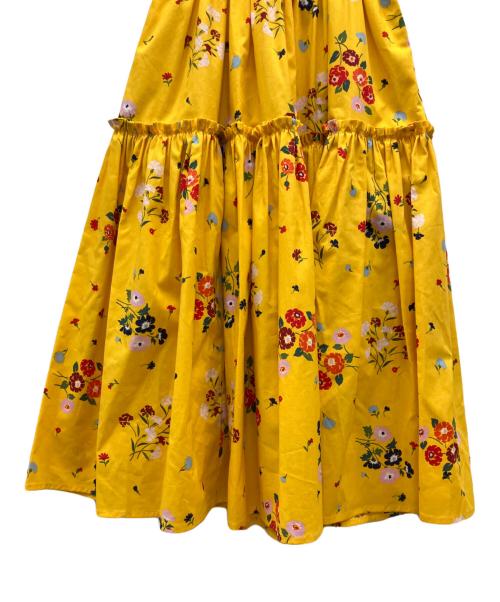 Kate Spade（ケイトスペード）Kate Spade (ケイトスペード) ノースリーブワンピース イエロー サイズ:XS 未使用品の古着・服飾アイテム