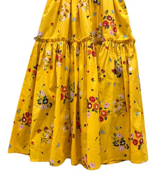 Kate Spade（ケイトスペード）Kate Spade (ケイトスペード) ノースリーブワンピース イエロー サイズ:XSの古着・服飾アイテム
