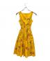 Kate Spade (ケイトスペード) ノースリーブワンピース イエロー サイズ:XS 未使用品：5000円