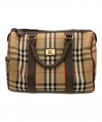 Burberry'sバーバリー）の古着「ミニボストンバッグ」｜ベージュ