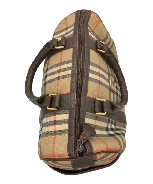 Burberry's（バーバリー）Burberry's (バーバリー) ミニボストンバッグ ベージュの古着・服飾アイテム