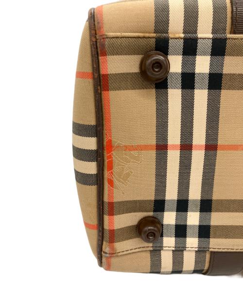 Burberry's（バーバリー）Burberry's (バーバリー) ミニボストンバッグ ベージュの古着・服飾アイテム