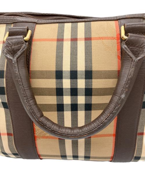 Burberry's（バーバリー）Burberry's (バーバリー) ミニボストンバッグ ベージュの古着・服飾アイテム