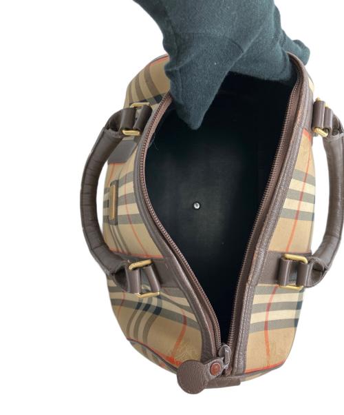 Burberry's（バーバリー）Burberry's (バーバリー) ミニボストンバッグ ベージュの古着・服飾アイテム