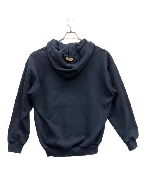 REEBOK（リーボック）REEBOK (リーボック) NAUTICA (ノーティカ) ダブルネーム アーチロゴ ヘビーウェイト ジップアップ フーディー ネイビー サイズ:Mの古着・服飾アイテム