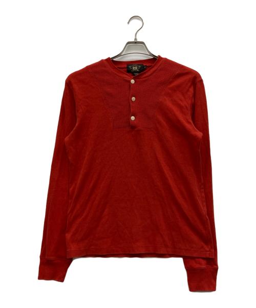 RRL（ダブルアールエル）RRL (ダブルアールエル) 長袖カットソー レッド サイズ:Sの古着・服飾アイテム