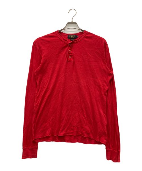 RRL（ダブルアールエル）RRL (ダブルアールエル) 長袖カットソー レッド サイズ:Mの古着・服飾アイテム