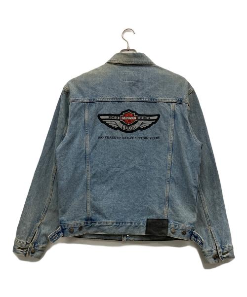 HARLEY-DAVIDSON（ハーレーダビッドソン）HARLEY-DAVIDSON (ハーレーダビッドソン) デニムジャケット インディゴ サイズ:Lの古着・服飾アイテム
