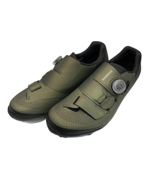 SHIMANO（シマノ）SHIMANO (シマノ) ビンディングシューズ グリーン×ブラック サイズ:27.2の古着・服飾アイテム
