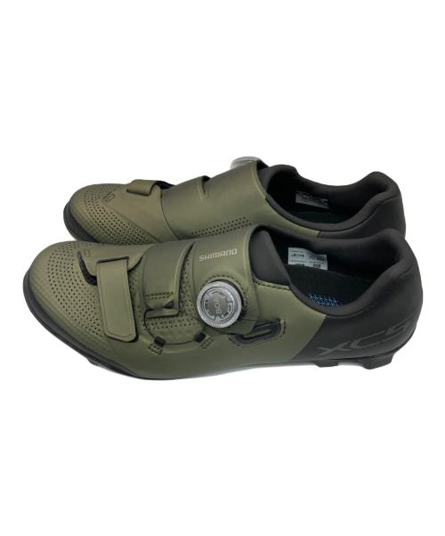 SHIMANO（シマノ）SHIMANO (シマノ) ビンディングシューズ グリーン×ブラック サイズ:27.2の古着・服飾アイテム