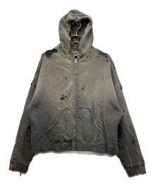 SAINT MICHAEL（セントマイケル）の古着「DBL FC ZIP HOODIE」｜グレー