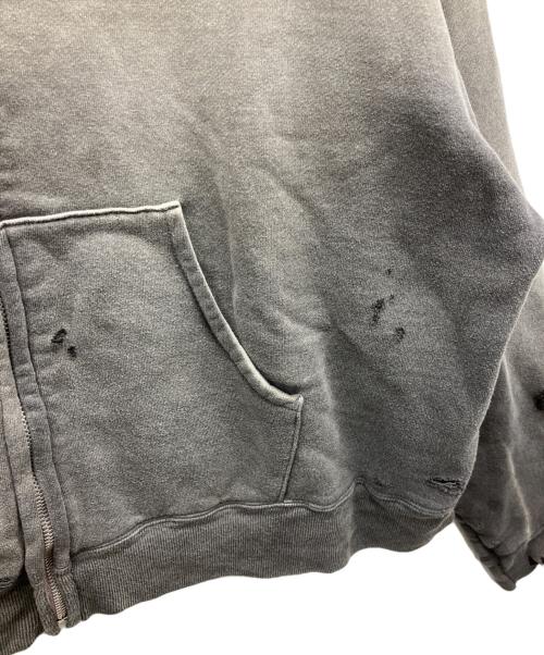 SAINT MICHAEL（セントマイケル）SAINT MICHAEL (セントマイケル) DBL FC ZIP HOODIE グレー サイズ:Ｓの古着・服飾アイテム