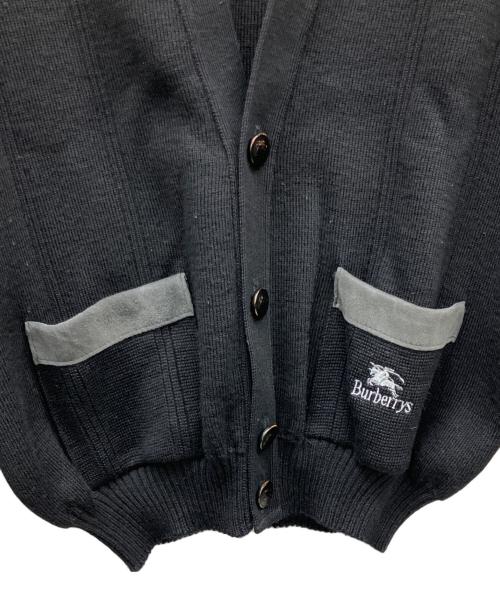 Burberry's（バーバリー）Burberry's (バーバリー) 厚手カーディガン ブラック サイズ:Lの古着・服飾アイテム