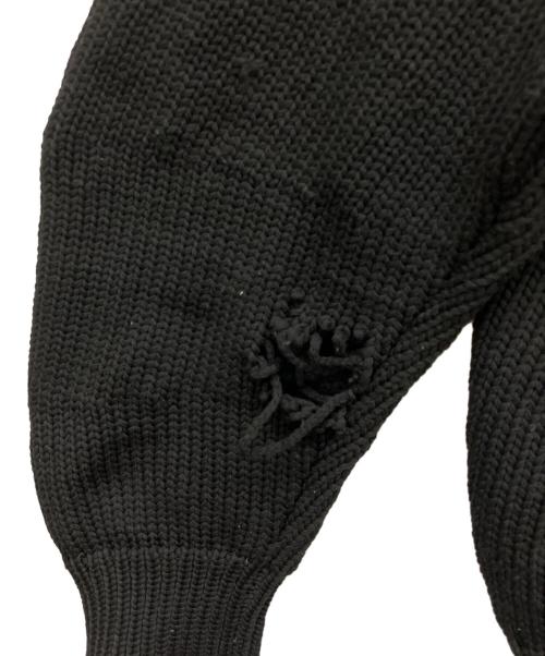 BASICKS（ベイシックス）BASICKS (ベイシックス) 厚手ニット ブラック サイズ:Mの古着・服飾アイテム